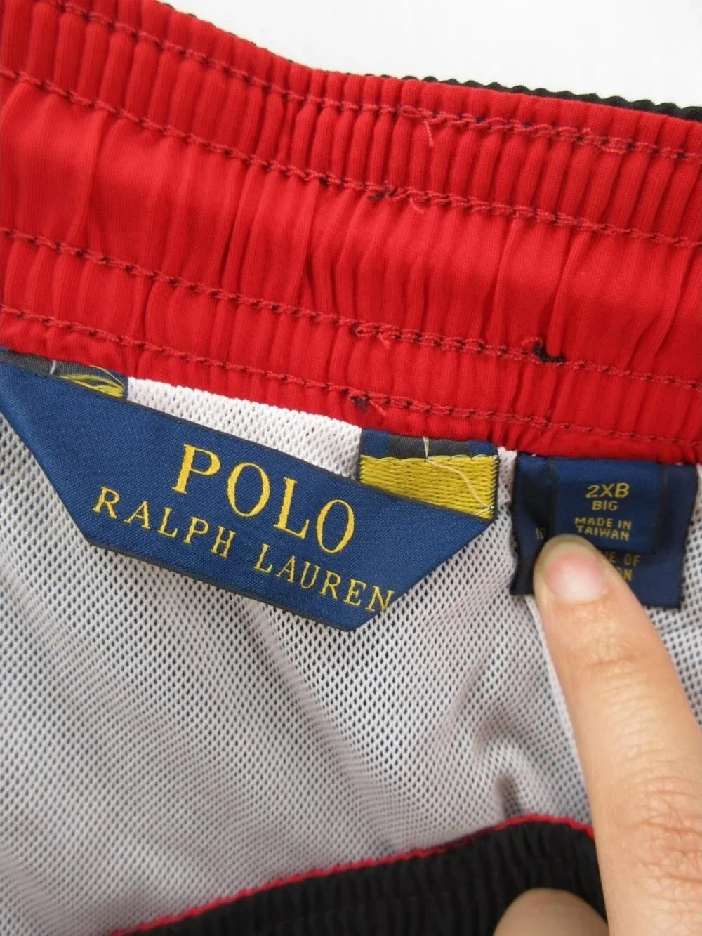 Polo Ralph Lauren Swim Trunks 2XB Big Bathing Suit Red Pony Mesh Lined
